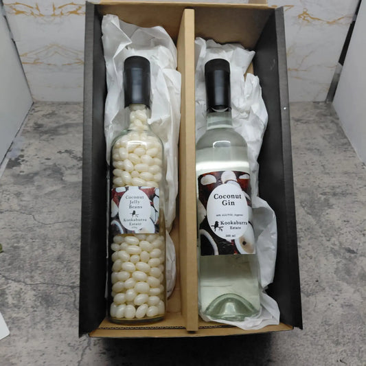 Coconut Gin and Coconut Jelly Beans