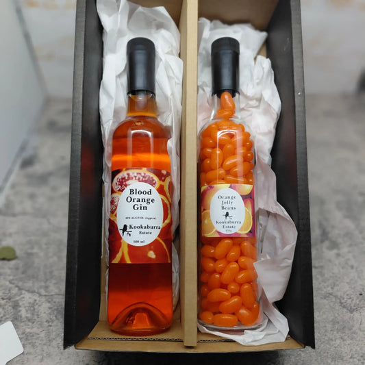 Blood Orange Gin and Orange Jelly Beans
