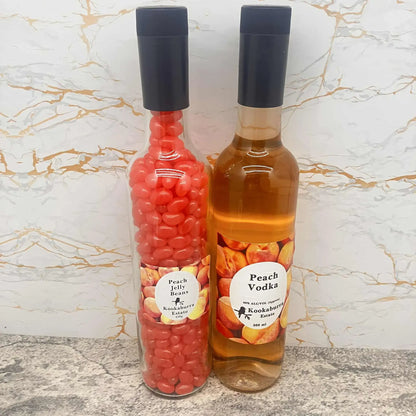 Peach  Vodka and Peach Jelly Beans