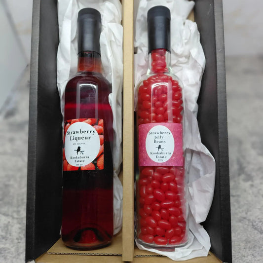 Strawberry Liqueur and Strawberry Jelly Beans